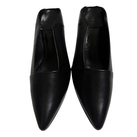 THAKOON BY NAADAM KITTEN HEEL LEATHER MULES SIZE 39 EU 7 US Y2K STYLE MOBWIFE - Picture 3 of 13